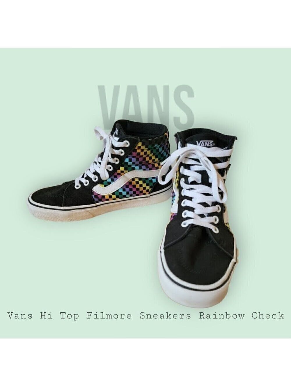 Vans Filmore High-Top Sneaker - Women's Size 8 - Very Good Condition